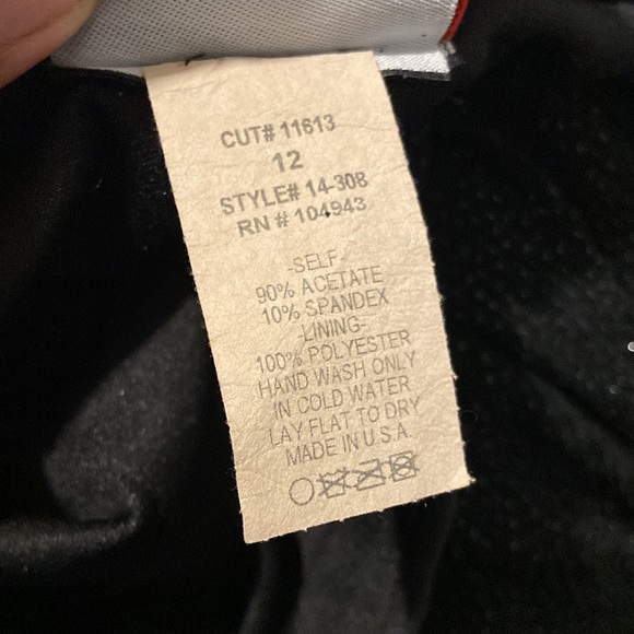 Veronique Young Vintage Black Sparkle Two Piece One Button Jacket and Pants Set! - Picture 10 of 10